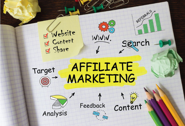 example showing someone choosing their target audience for their affiliate marketing business