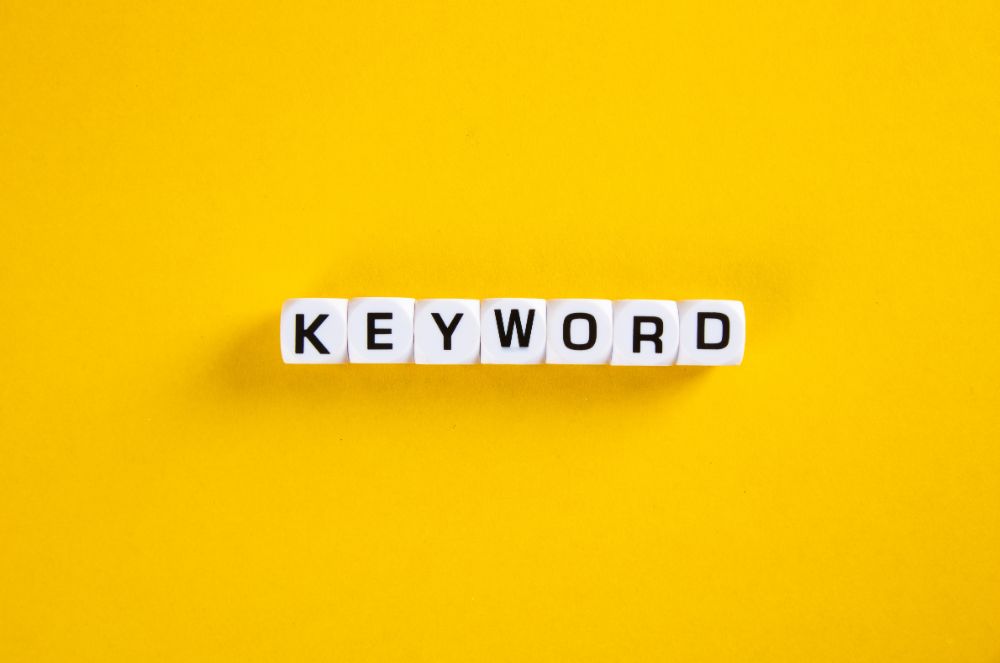 Example of target keyword for search marketing