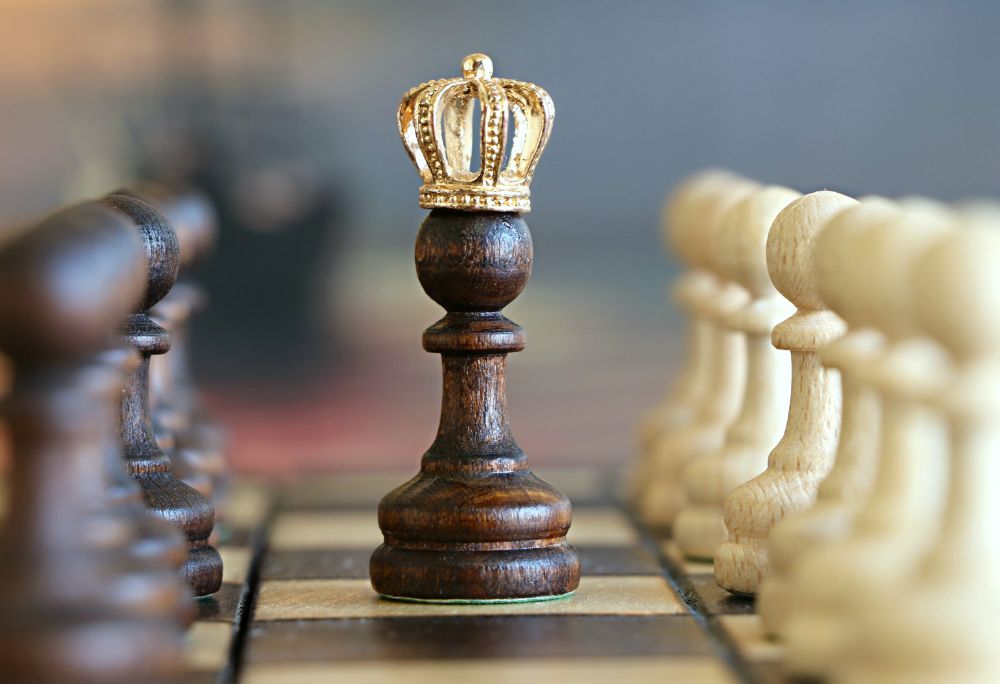 Chess pieces showing strategy and trust